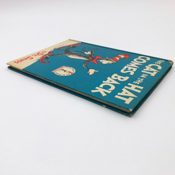 The Cat In The Hat Comes Back Dr Seuss 1958 Book Club 1st Print Edition HC - Picture 4 of 11